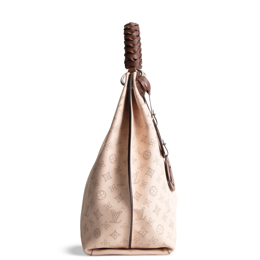 LOUIS VUITTON Mahina Carmel Hobo - Cream