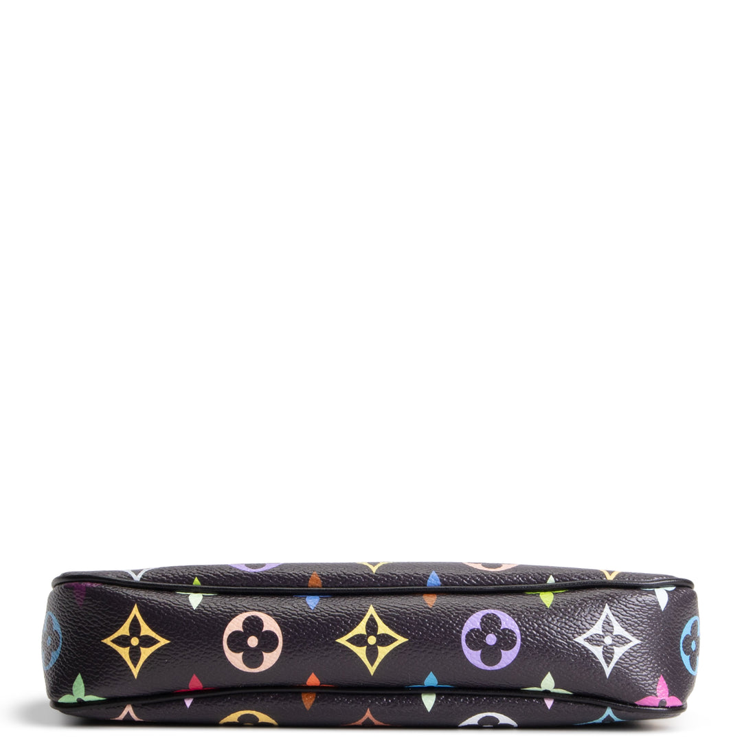 LOUIS VUITTON x TM Monogram Multicolore Pochette Accessoires - Black