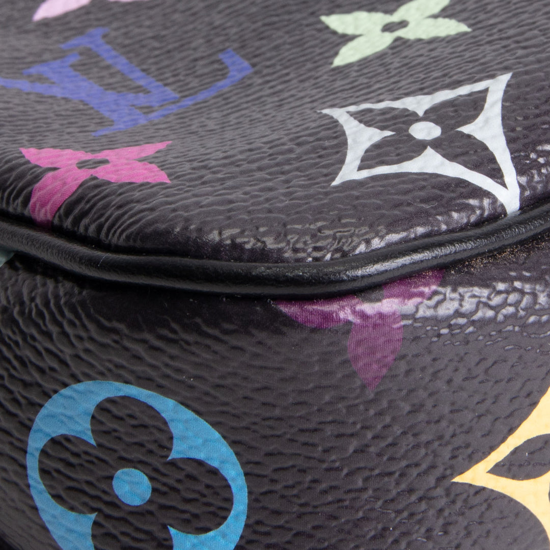 LOUIS VUITTON x TM Monogram Multicolore Pochette Accessoires - Black