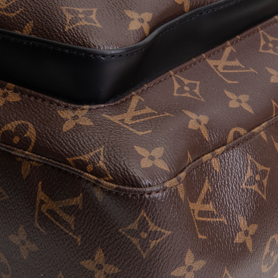 LOUIS VUITTON Josh Backpack Macassar Monogram