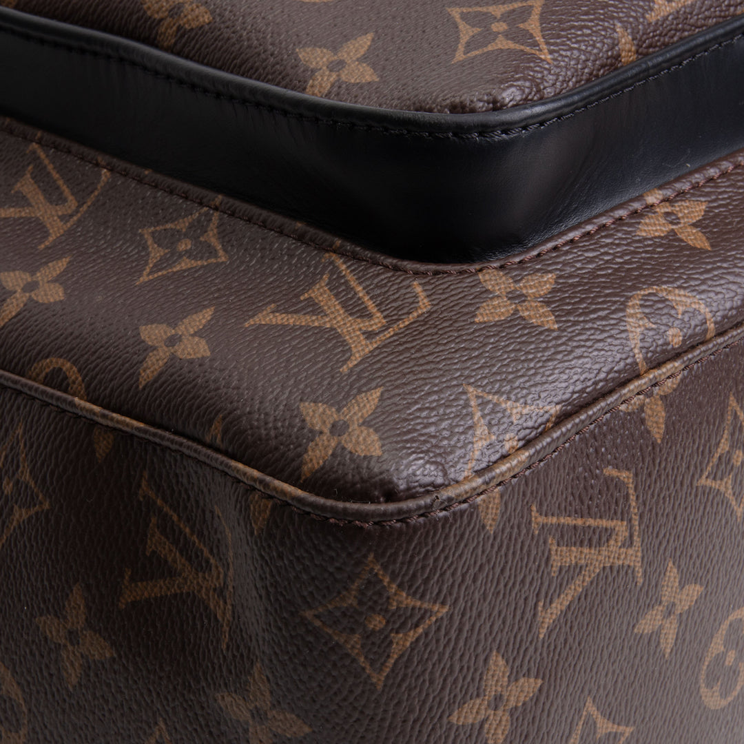 LOUIS VUITTON Josh Backpack Macassar Monogram