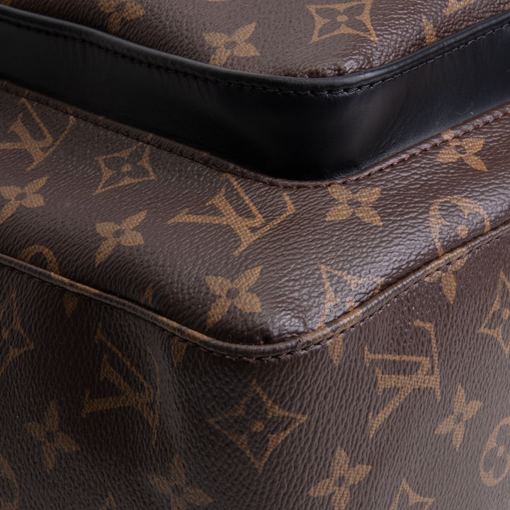 LOUIS VUITTON Josh Backpack Macassar Monogram