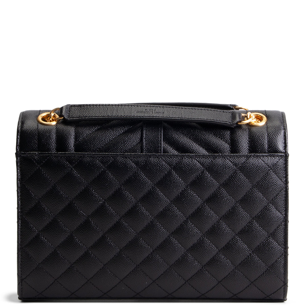 SAINT LAURENT Grain de Poudre Triquilt Medium Envelope Bag