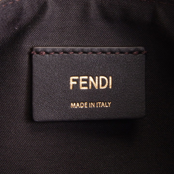 FENDI Leather Braided Fendigraphy - Cream