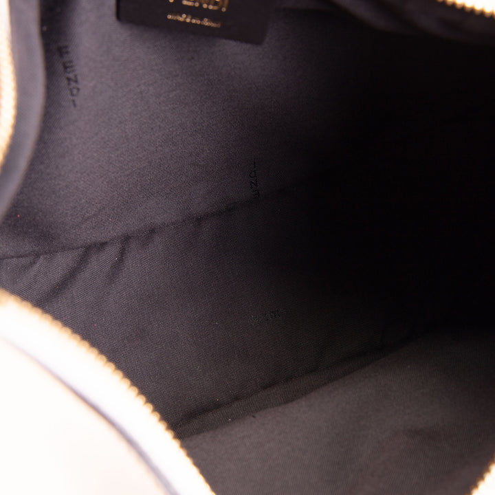 FENDI Leather Braided Fendigraphy - Cream
