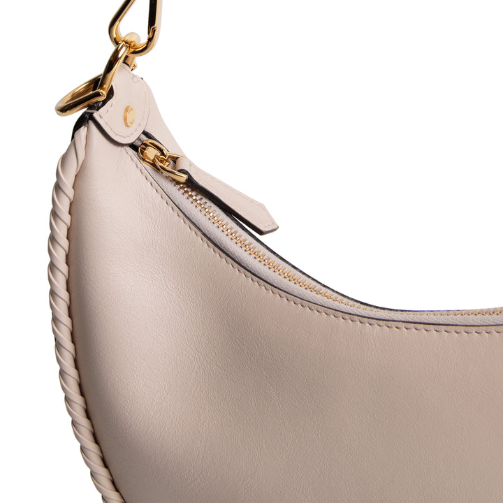 FENDI Leather Braided Fendigraphy - Cream