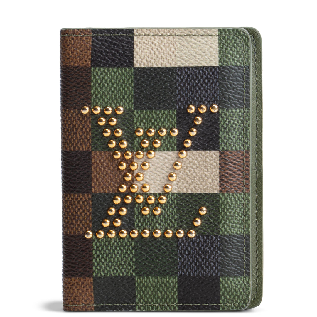 LOUIS VUITTON Damoflage Studded Pocket Organizer