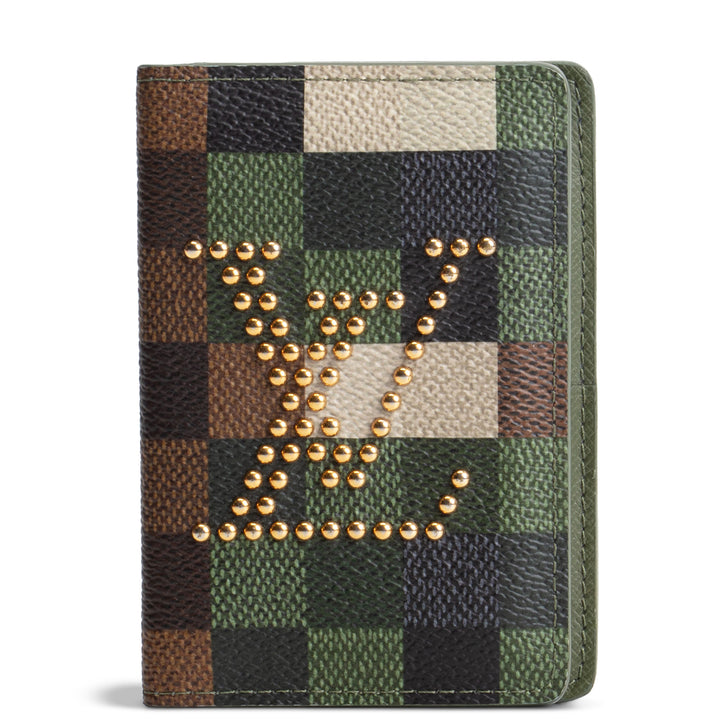 LOUIS VUITTON Damoflage Studded Pocket Organizer