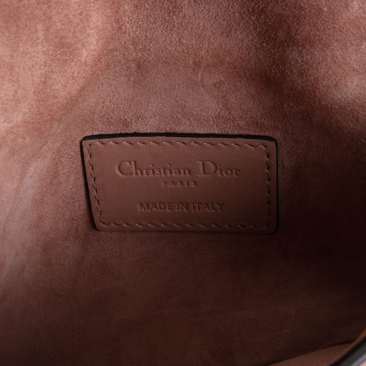 DIOR Ultramatte Leather Saddle Belt Bag - Nude