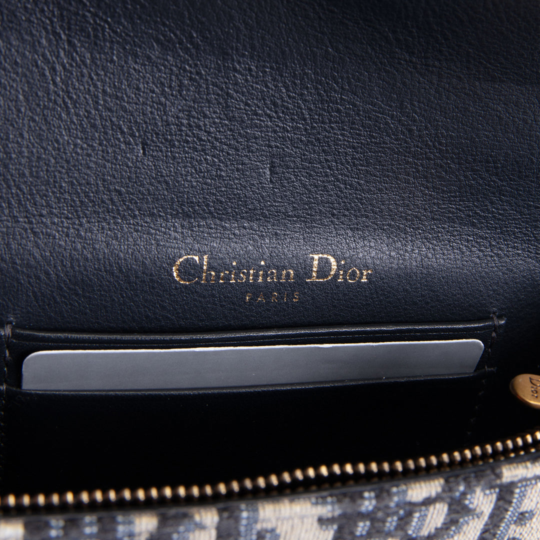 DIOR Oblique Jacquard Saddle Belt Bag