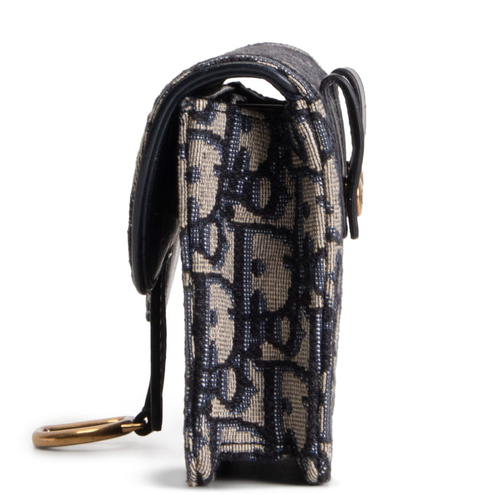 DIOR Oblique Jacquard Saddle Belt Bag