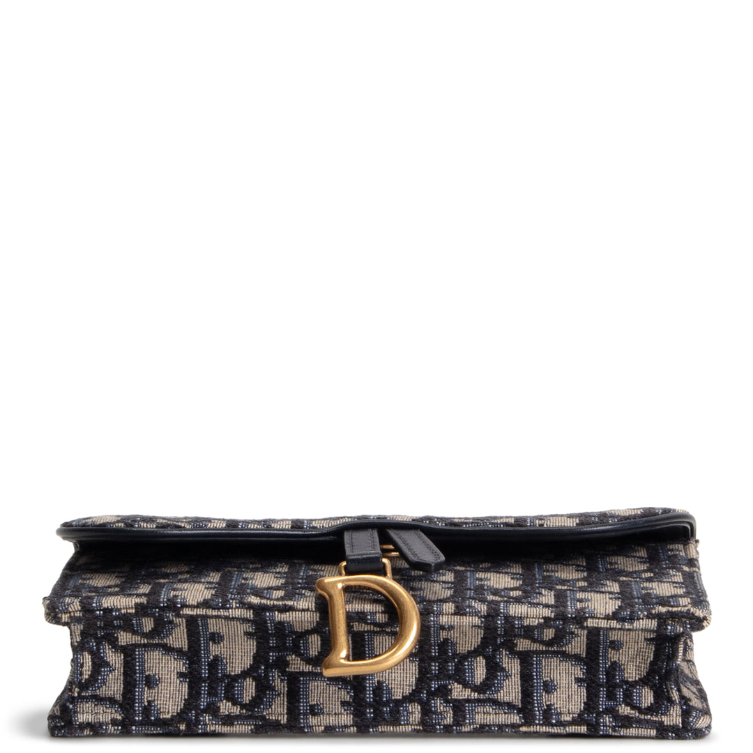 DIOR Oblique Jacquard Saddle Belt Bag