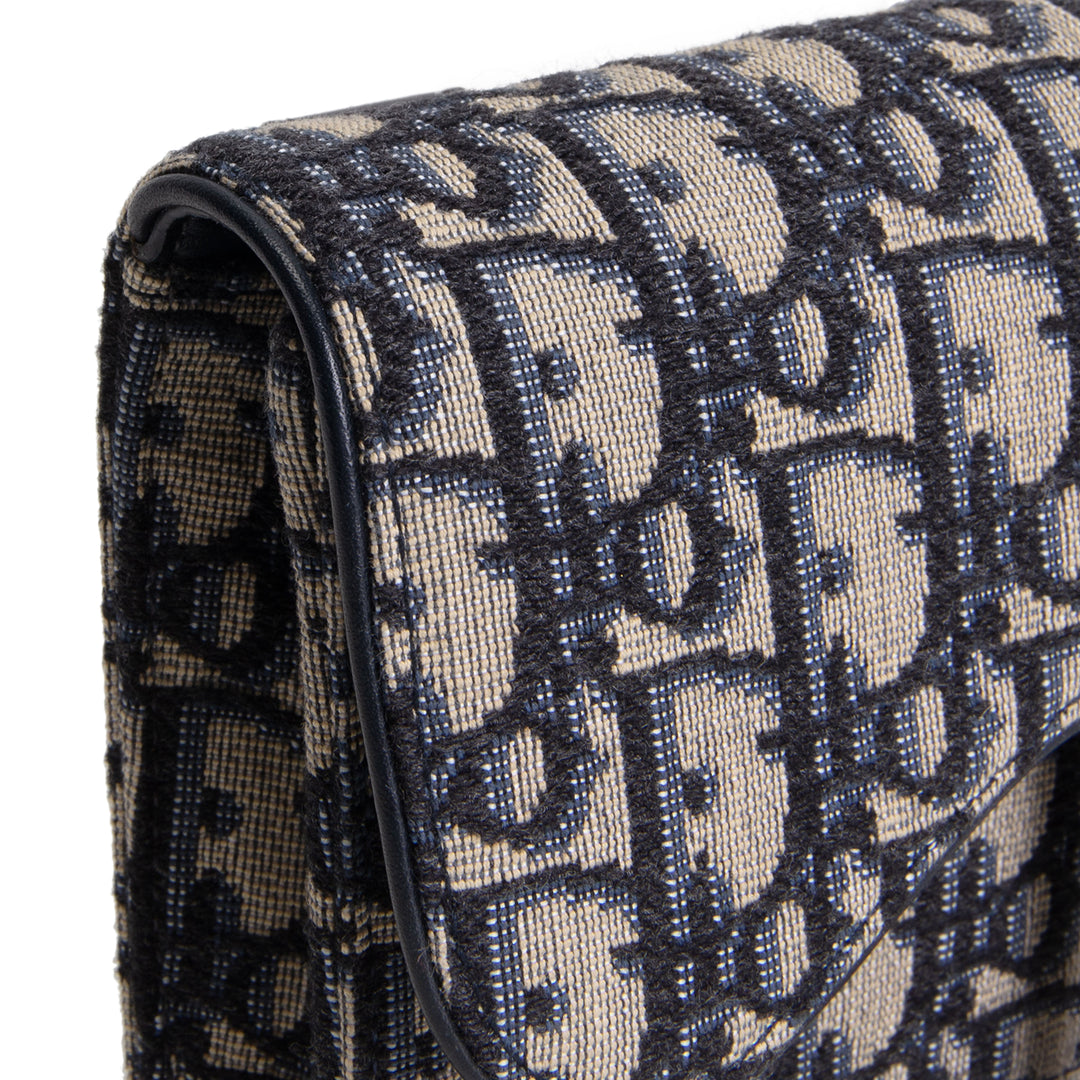 DIOR Oblique Jacquard Saddle Belt Bag