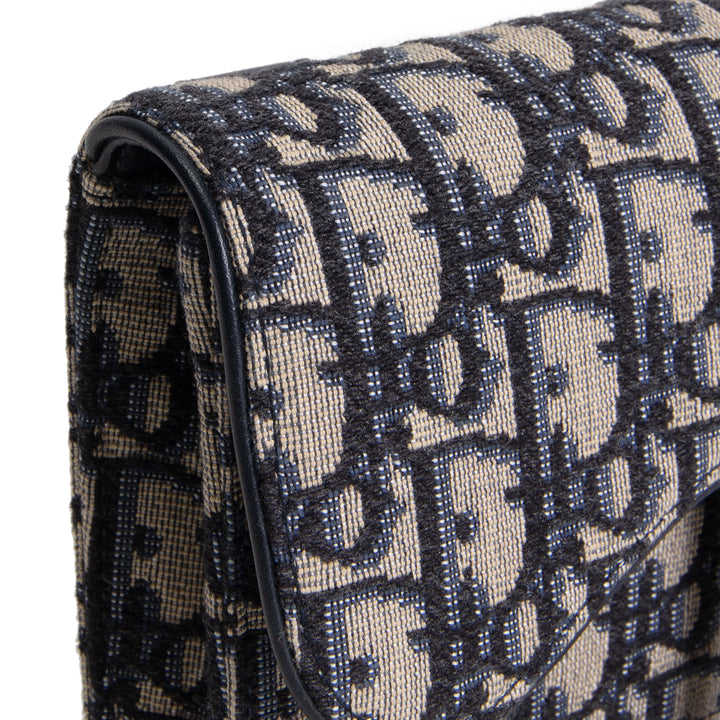 DIOR Oblique Jacquard Saddle Belt Bag