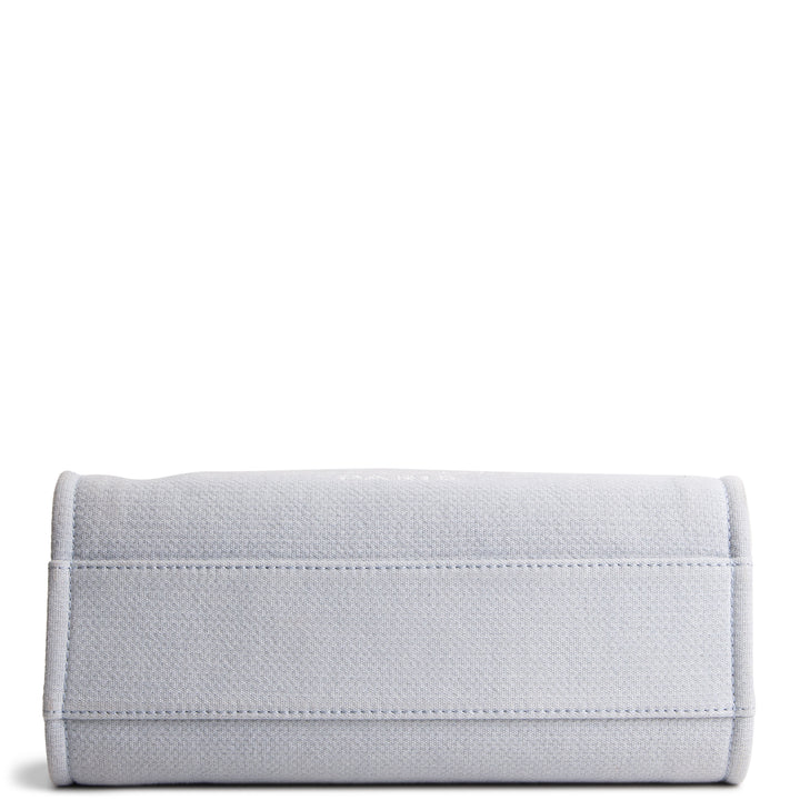 CHANEL Deauville Shoulder Bag w/ Pouch - Grey