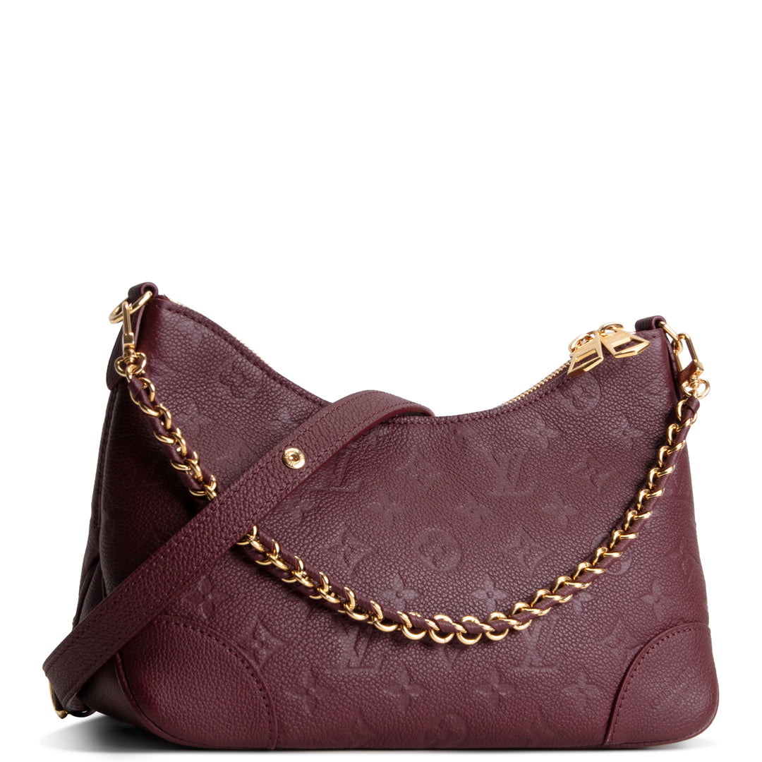 LOUIS VUITTON Monogram Empreinte Boulogne PM - Wine
