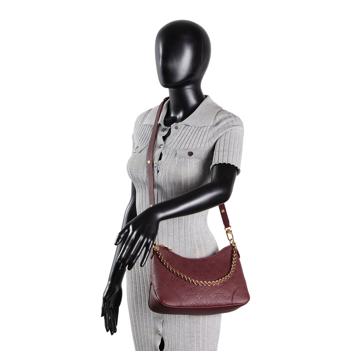 LOUIS VUITTON Monogram Empreinte Boulogne PM - Wine