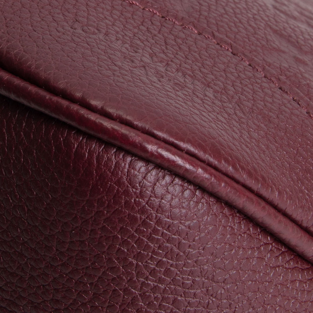 LOUIS VUITTON Monogram Empreinte Boulogne PM - Wine