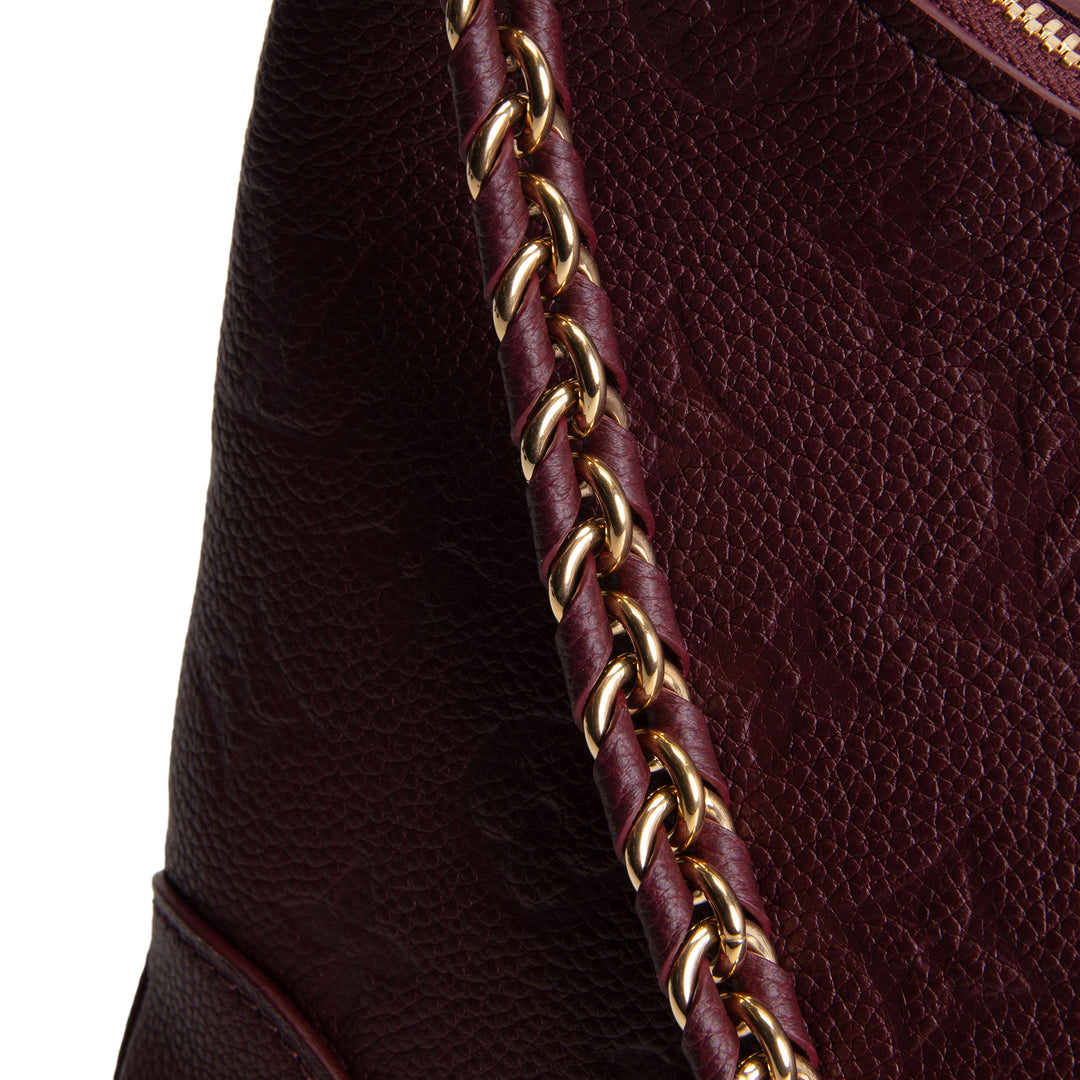 LOUIS VUITTON Monogram Empreinte Boulogne PM - Wine