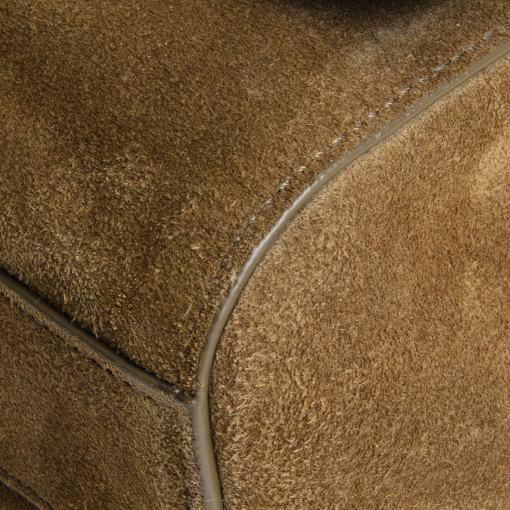 SAINT LAURENT Suede Leather Reversible Kate - Olive Green