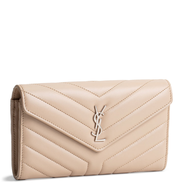 SAINT LAURENT Continental V-Flap Wallet OUTLET FINAL SALE