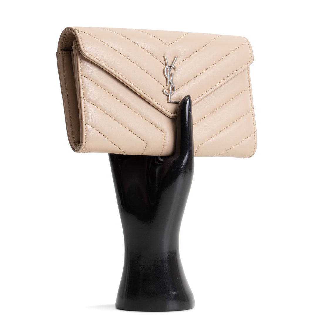 SAINT LAURENT Continental V-Flap Wallet OUTLET FINAL SALE