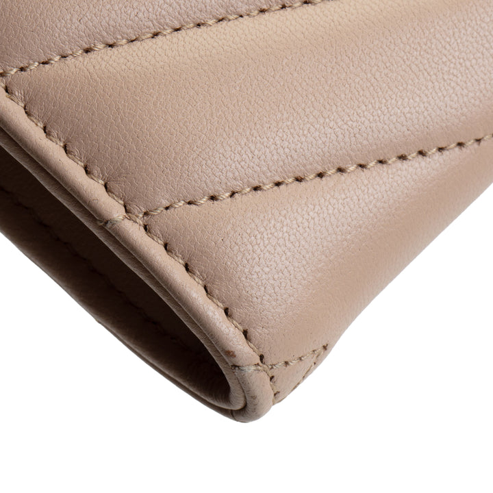 SAINT LAURENT Continental V-Flap Wallet OUTLET FINAL SALE