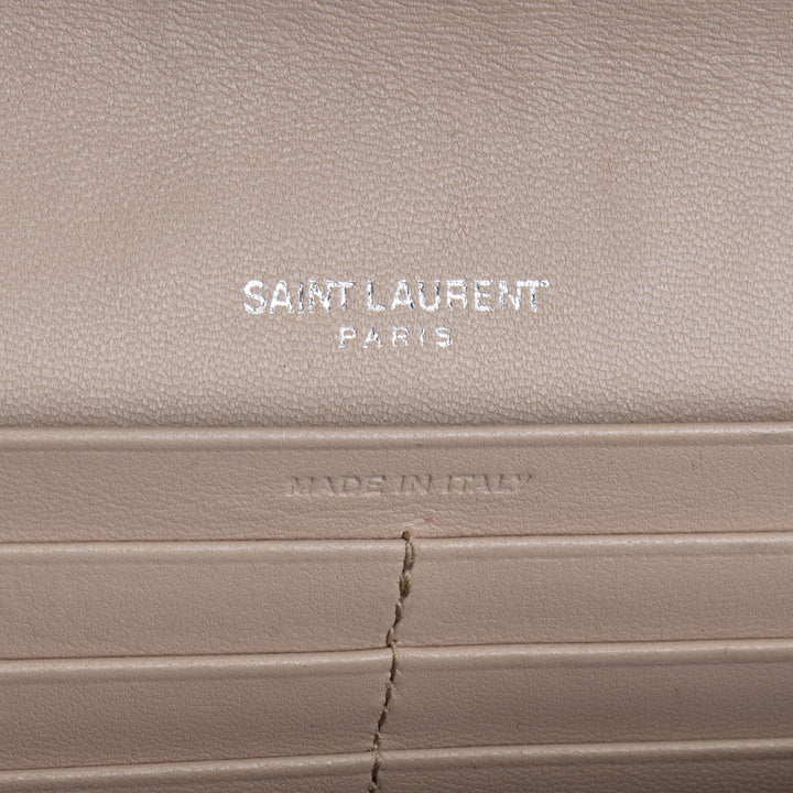 SAINT LAURENT Continental V-Flap Wallet OUTLET FINAL SALE