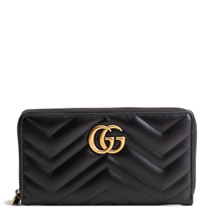 GUCCI GG Marmont Zip Around Wallet