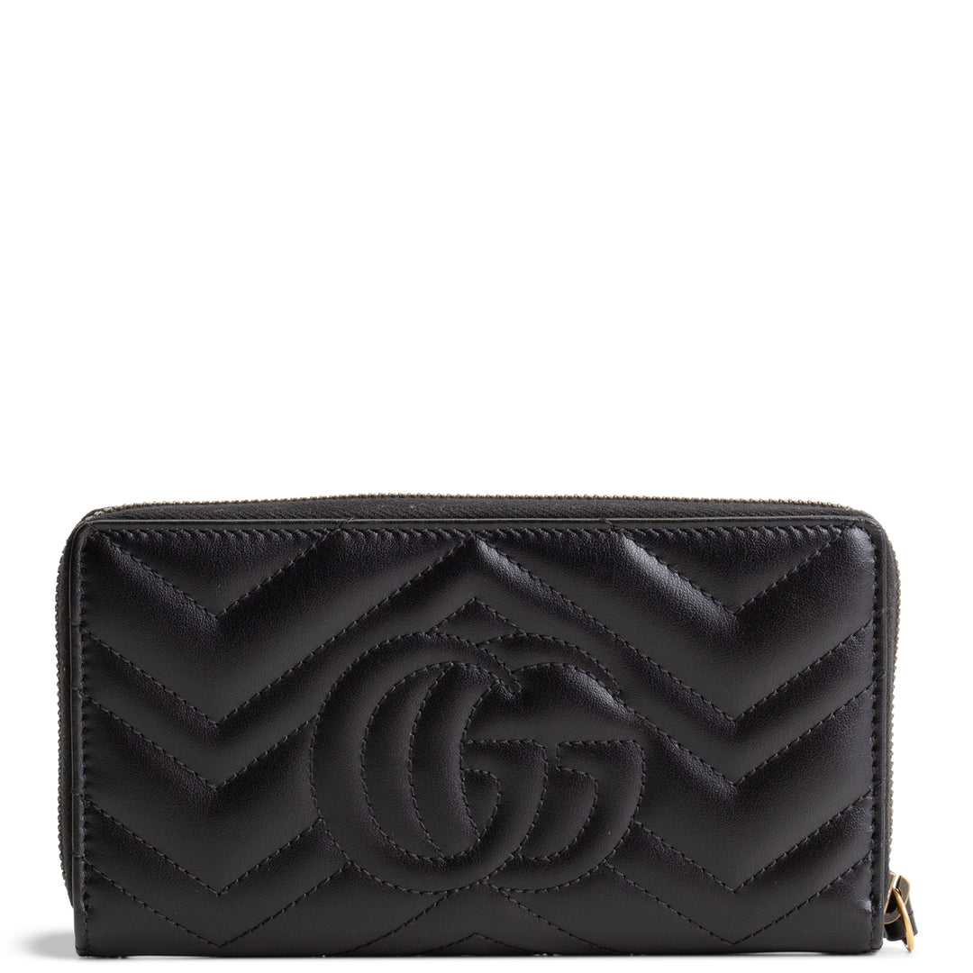 GUCCI GG Marmont Zip Around Wallet