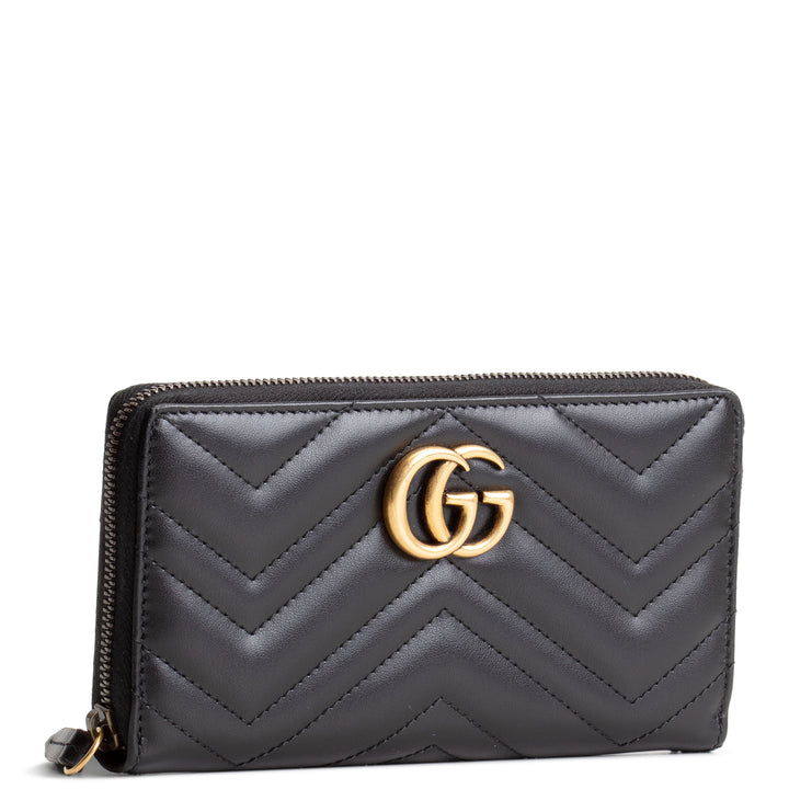 GUCCI GG Marmont Zip Around Wallet