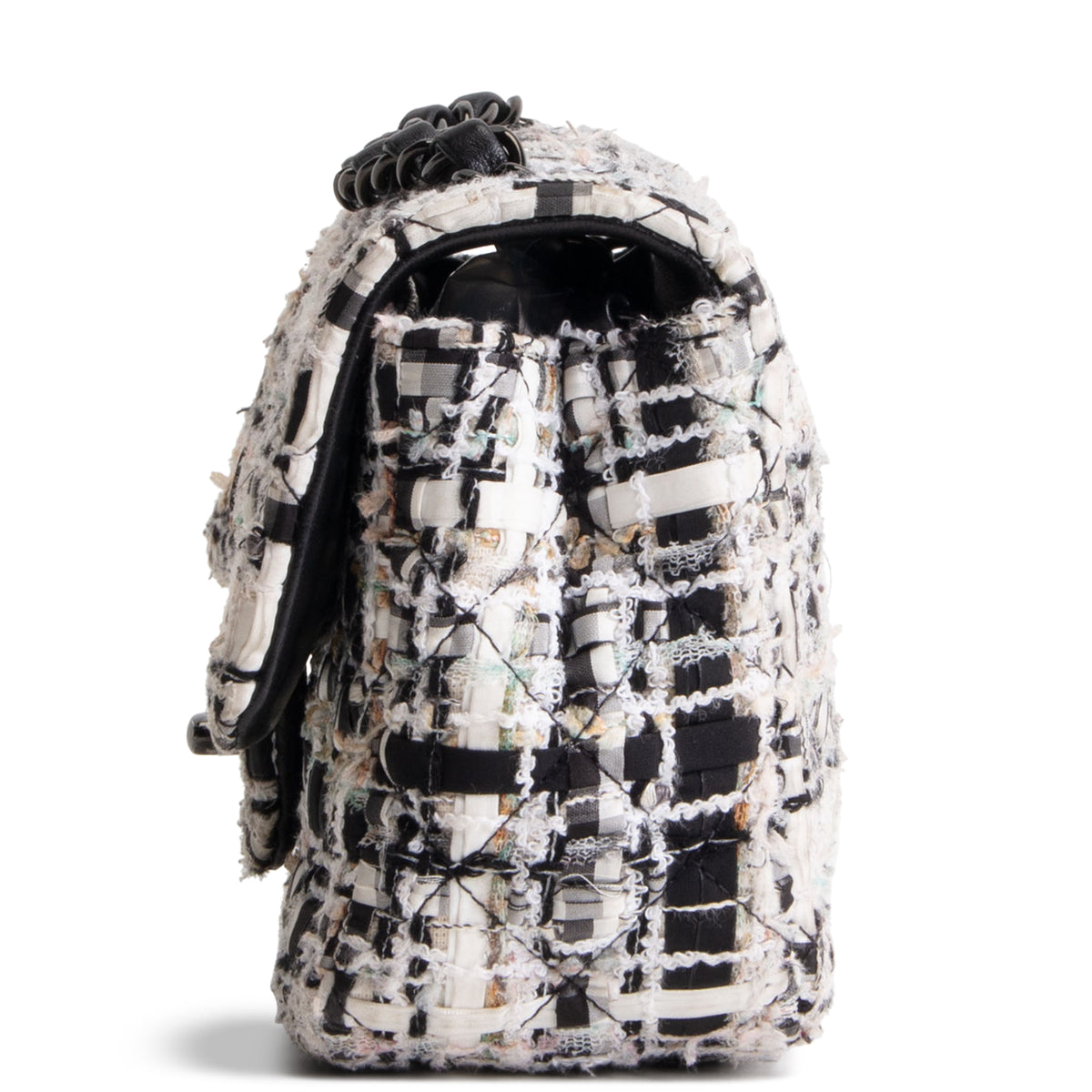 CHANEL Mini Rectangle Tweed Flap Bag