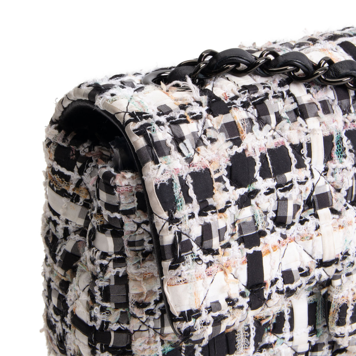 CHANEL Mini Rectangle Tweed Flap Bag