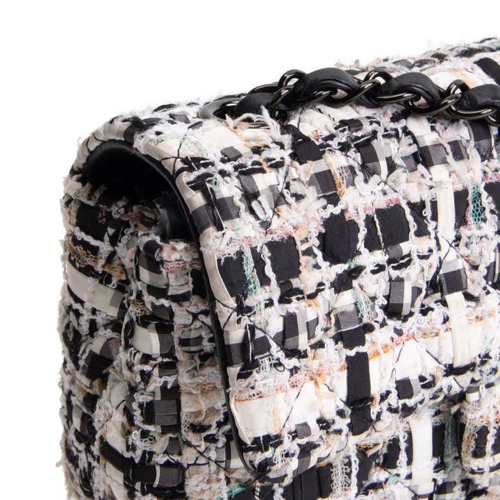 CHANEL Mini Rectangle Tweed Flap Bag