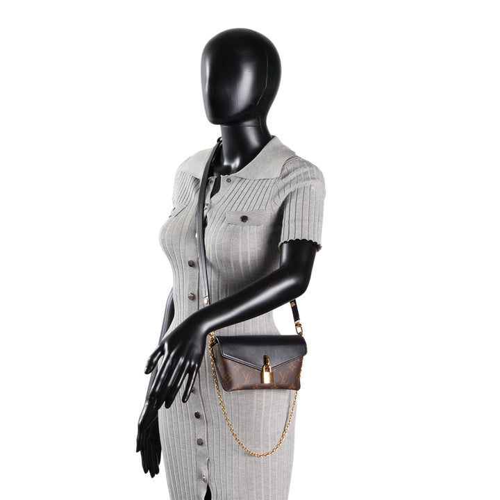 LOUIS VUITTON Padlock on Strap Monogram OUTLET FINAL SALE