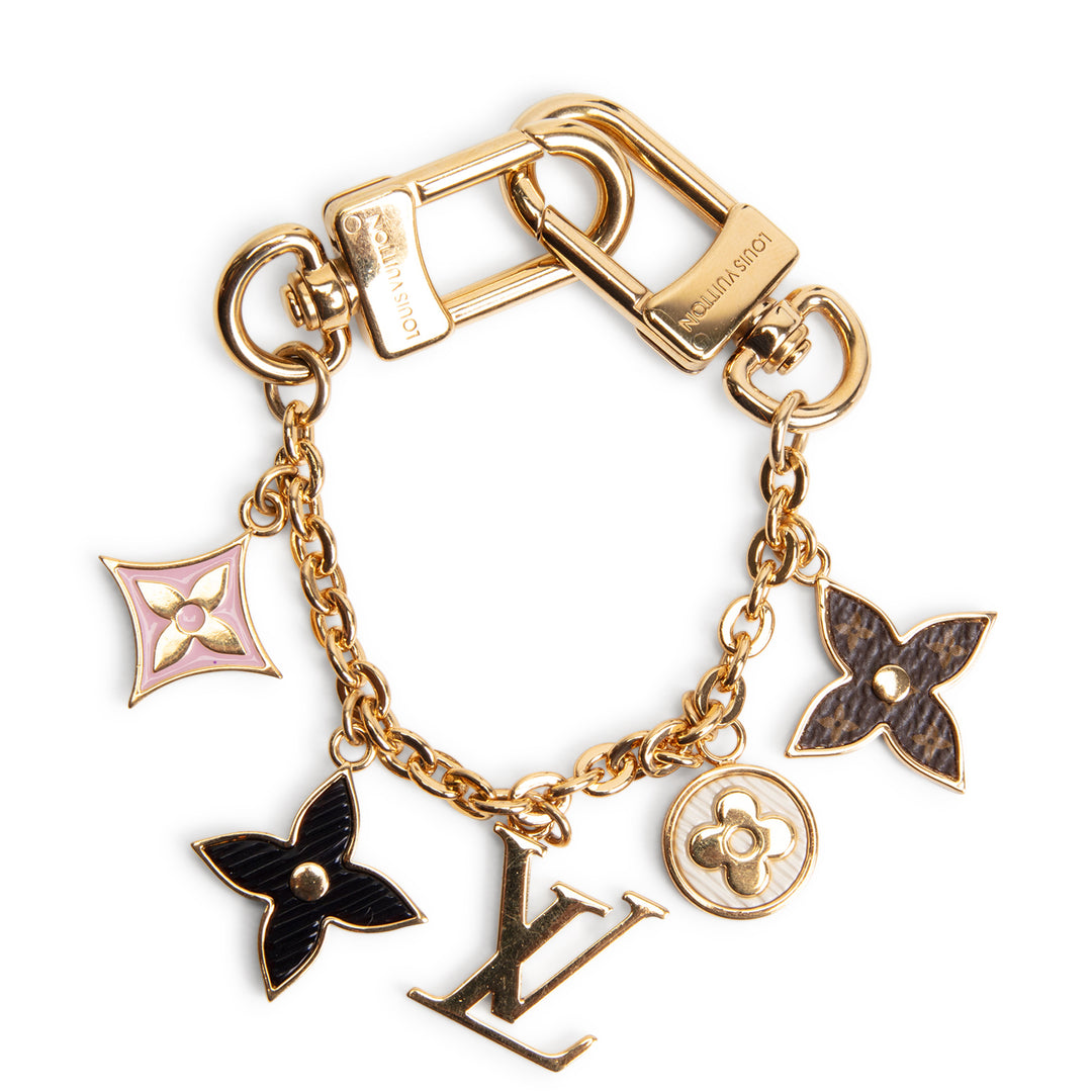 LOUIS VUITTON Fleur de Monogram Bag Charm