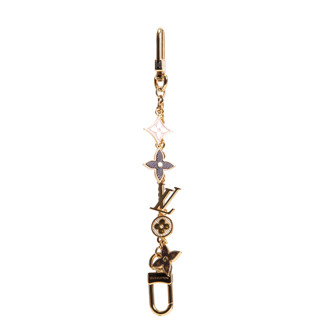 LOUIS VUITTON Fleur de Monogram Bag Charm