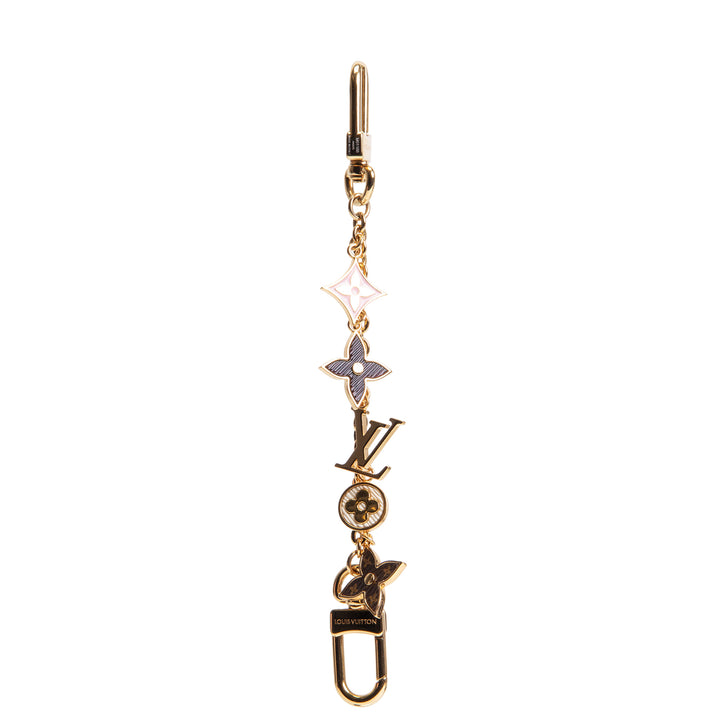 LOUIS VUITTON Fleur de Monogram Bag Charm