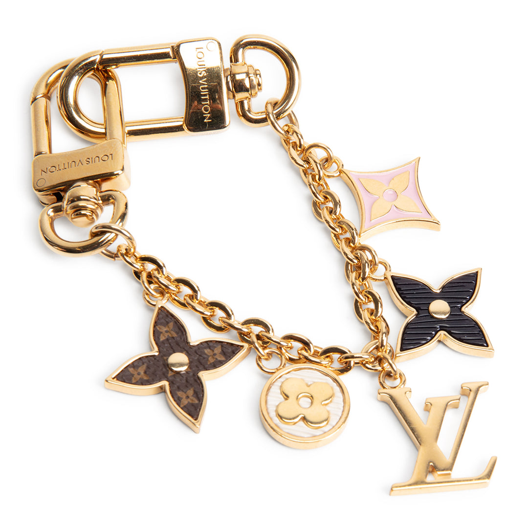 LOUIS VUITTON Fleur de Monogram Bag Charm