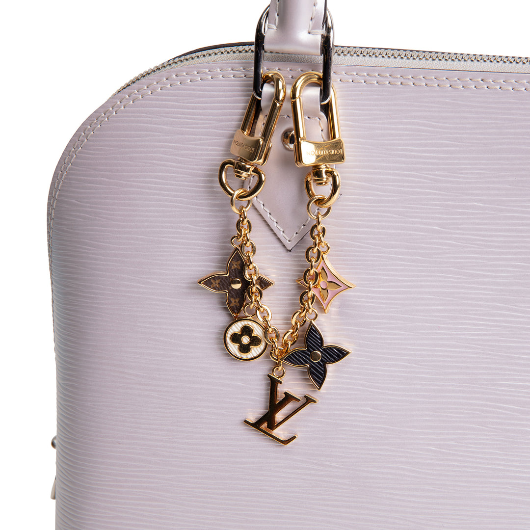 LOUIS VUITTON Fleur de Monogram Bag Charm