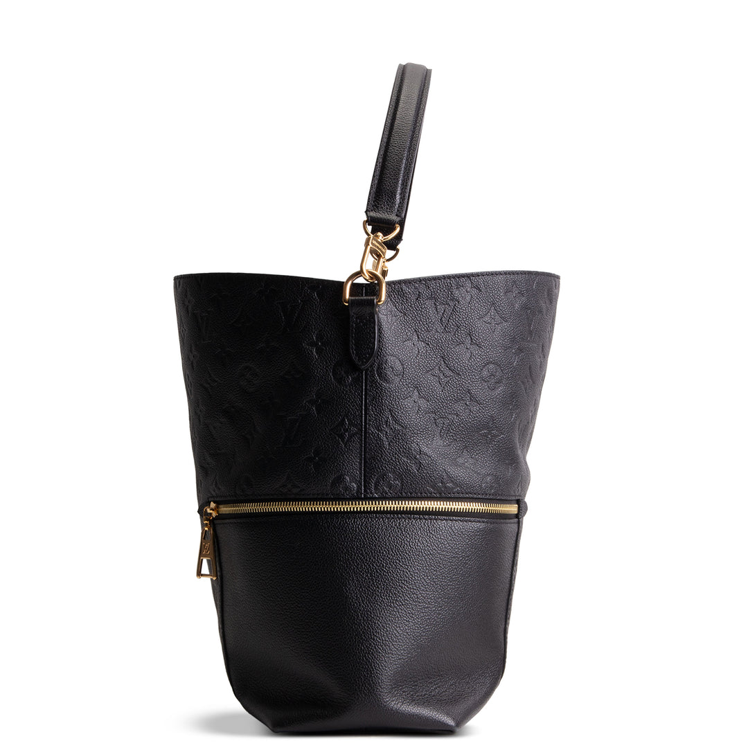 LOUIS VUITTON Monogram Empreinte Melie Hobo - Black