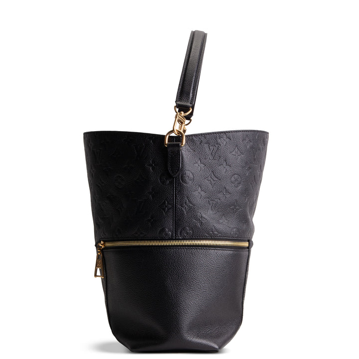 LOUIS VUITTON Monogram Empreinte Melie Hobo - Black