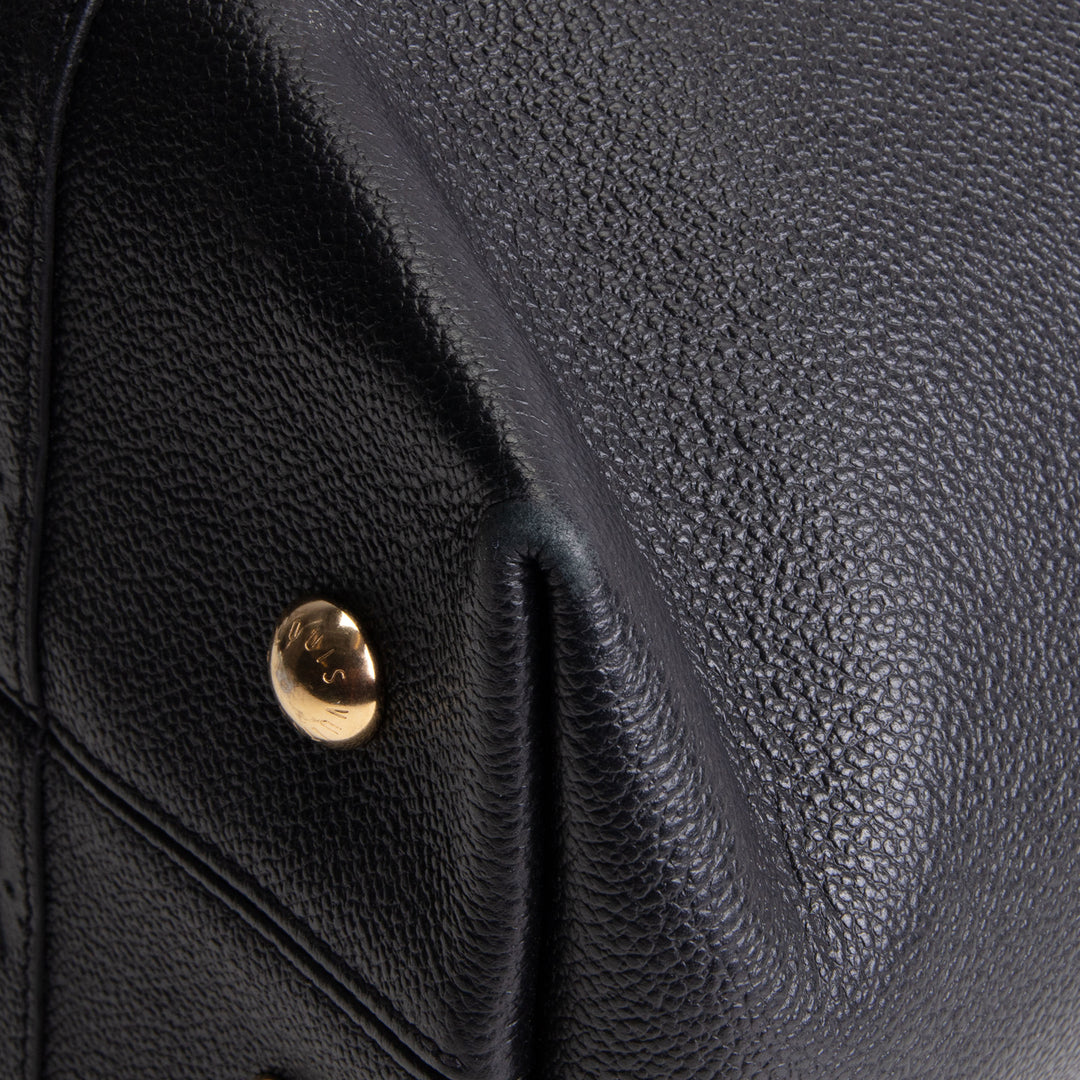 LOUIS VUITTON Monogram Empreinte Melie Hobo - Black