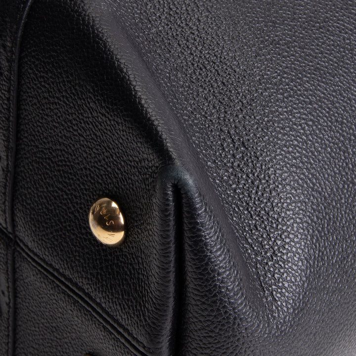 LOUIS VUITTON Monogram Empreinte Melie Hobo - Black