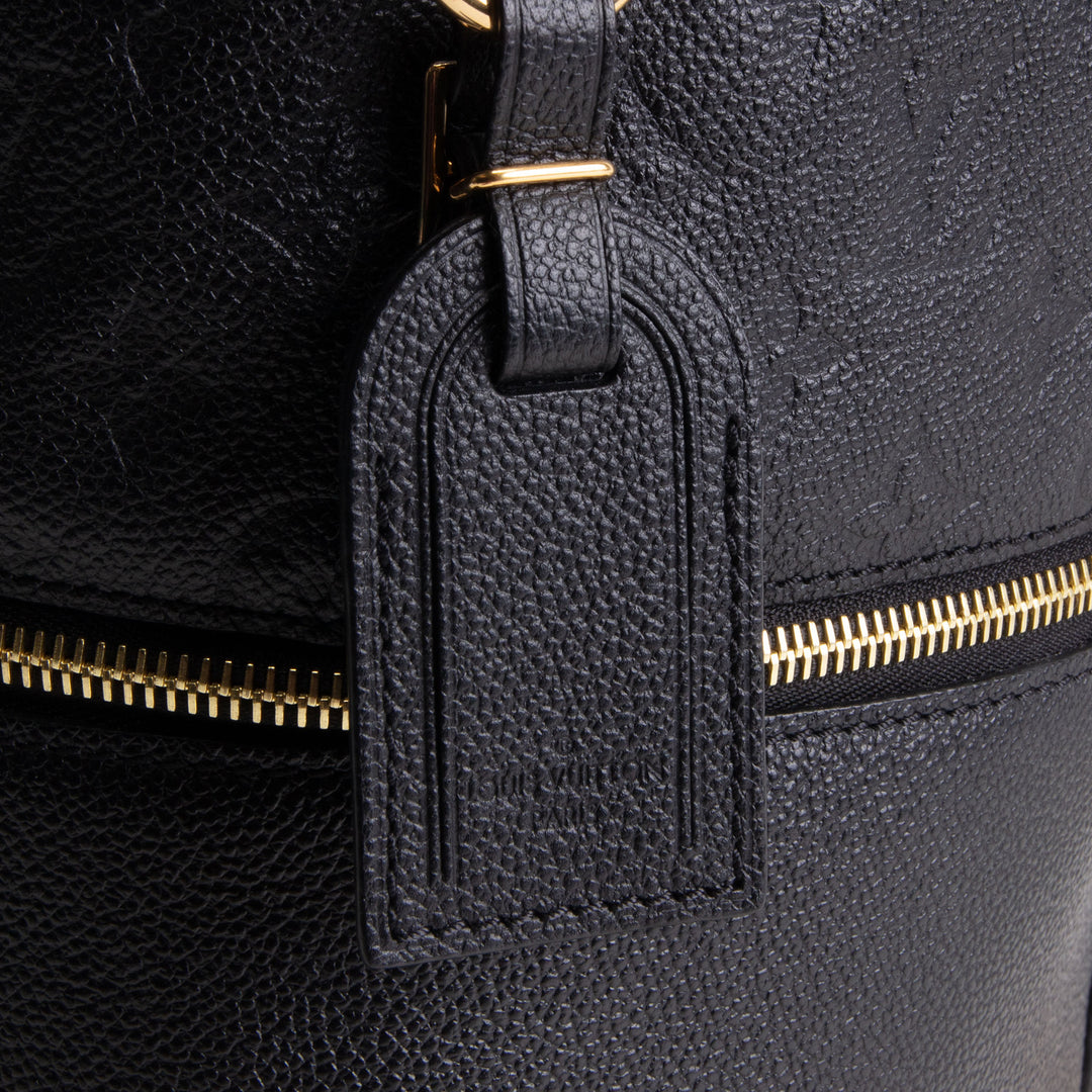 LOUIS VUITTON Monogram Empreinte Melie Hobo - Black