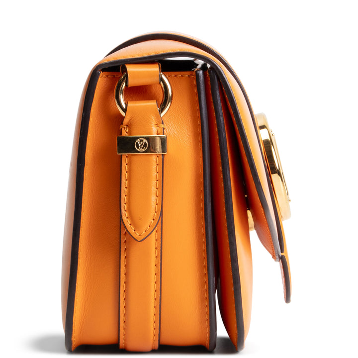LOUIS VUITTON Smooth Calfskin Pont 9 Shoulder Bag - Mustard Yellow OUTLET FINAL SALE