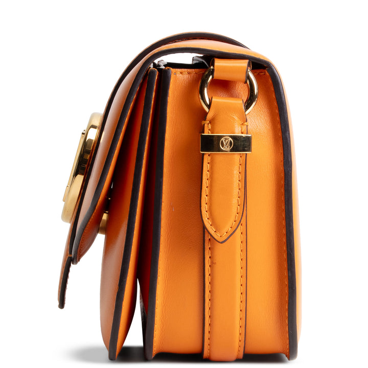 LOUIS VUITTON Smooth Calfskin Pont 9 Shoulder Bag - Mustard Yellow OUTLET FINAL SALE