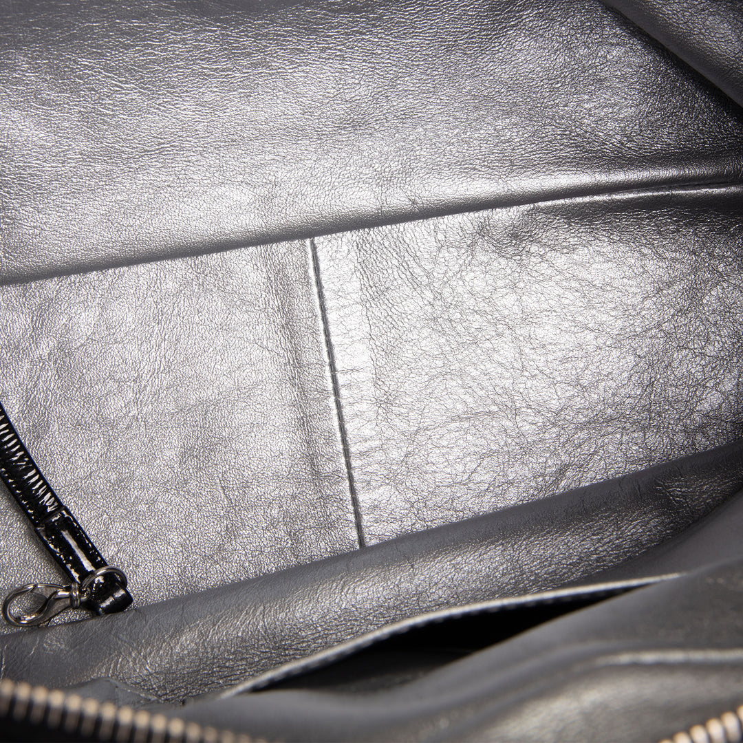 CHANEL Patent Luxe Ligne Tote - Black