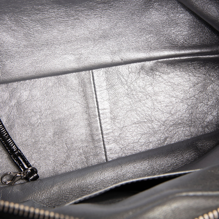 CHANEL Patent Luxe Ligne Tote - Black