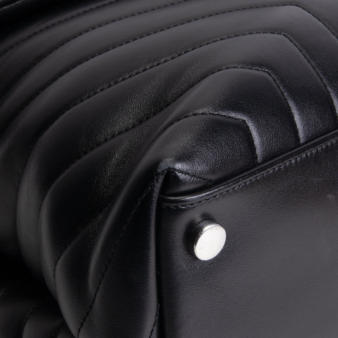 SAINT LAURENT Large Loulou Shoulder Bag - Black